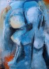 1. Vorher, Mischtechnik auf Leinwand, 70X50 cm, 2016